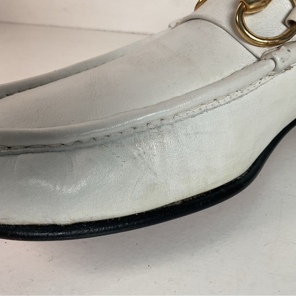 Johnston Murphy Horse Bit Loafer | Aristocraft | White | USA Made | 10.5 A main image 3